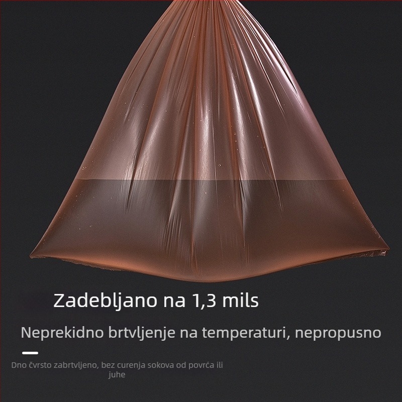 Camellia vreće za smeće, velike kapacitete, vest-stil ručka, perforirane, ravni otvor, paket različitih veličina