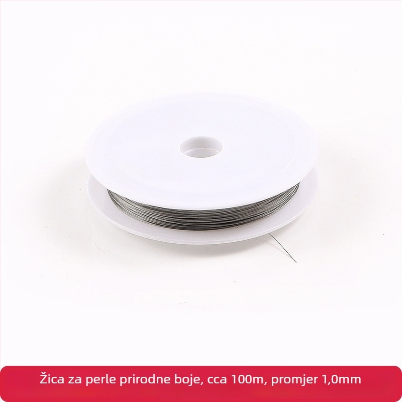 Meka čelična žica za DIY izradu nakita — materijal za navlačenje perli, tanka metalna žica