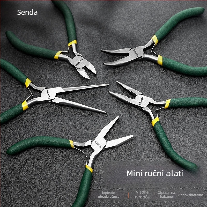 Shengda kliješta: igličaste kliješta, višenamjenske električarske kliješte za skidanje izolacije, kliješta za žicu, dijagonalne kliješta, DIY nakit kliješta, kliješta dugog nosa