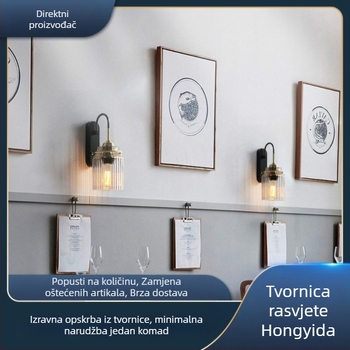 Moderna LED kristalna zidna svjetiljka za dnevni boravak – kružni dizajn, pogodna za spavaću sobu, hodnik i ispred ogledala
