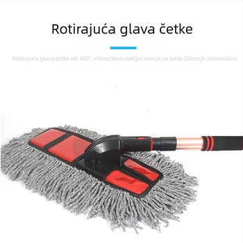 Rotirajući set za čišćenje automobila: vosak mop, prašnjava četka, mekana auto četka i alati za pranje