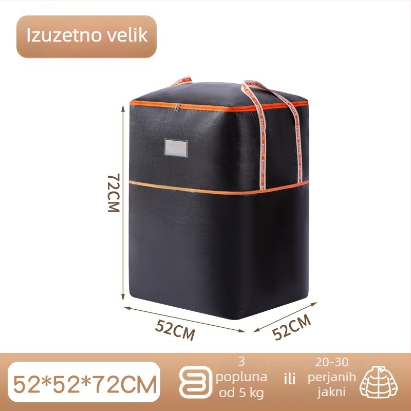 Torbe za preseljenje velike kapacitete – Višefunkcionalni organizator prtljage s tkanim uzorkom zmijske kože