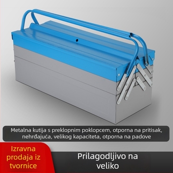 Višefunkcionalna sklopiva kutija alata za kućnu upotrebu i popravak automobila — velika skladišna jedinica
