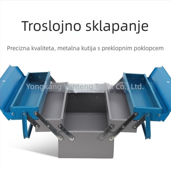 Višefunkcionalna sklopiva kutija alata za kućnu upotrebu i popravak automobila — velika skladišna jedinica