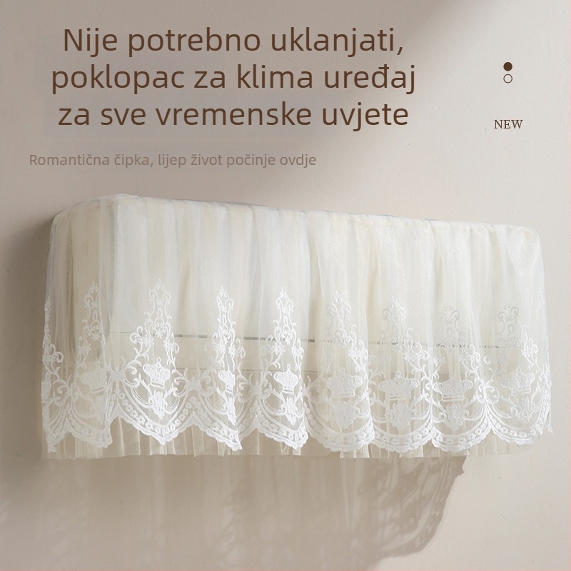 Zaštitna navlaka za prašinu za zidni klima uređaj, univerzalna, 1.5P, za kućnu upotrebu i spavaću sobu