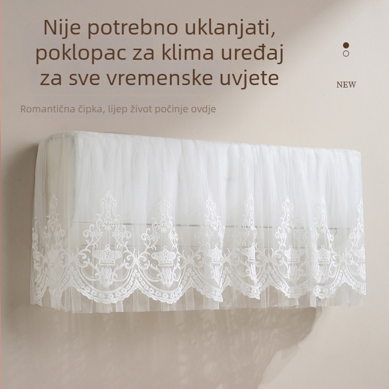 Zaštitna navlaka za prašinu za zidni klima uređaj, univerzalna, 1.5P, za kućnu upotrebu i spavaću sobu