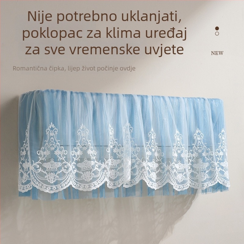 Zaštitna navlaka za prašinu za zidni klima uređaj, univerzalna, 1.5P, za kućnu upotrebu i spavaću sobu