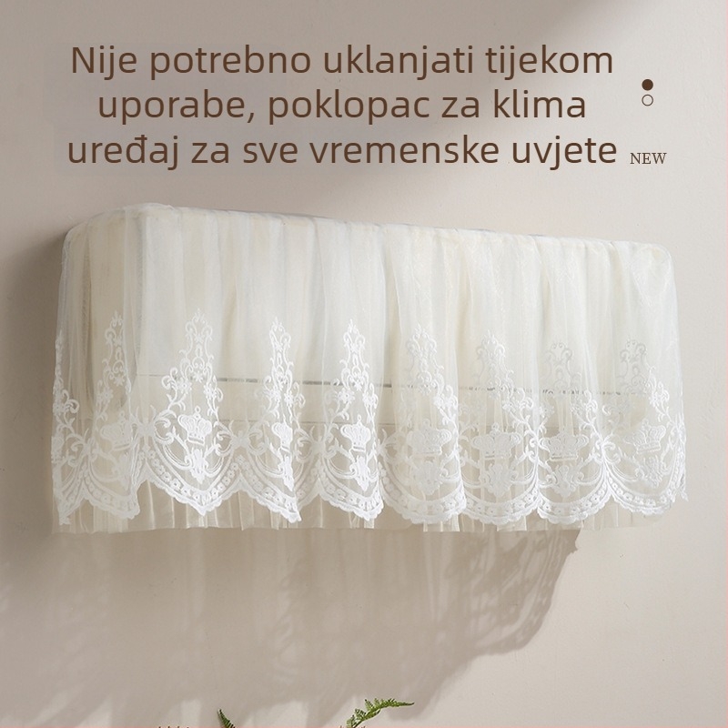 Zaštitna navlaka za prašinu za zidni klima uređaj, univerzalna, 1.5P, za kućnu upotrebu i spavaću sobu