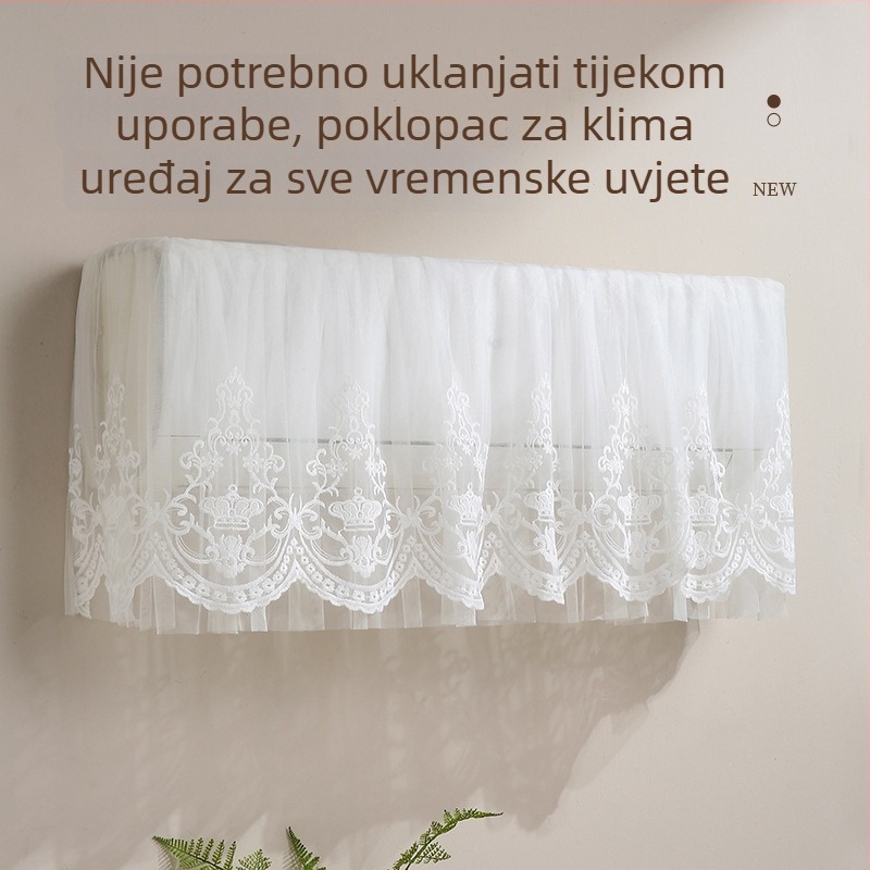 Zaštitna navlaka za prašinu za zidni klima uređaj, univerzalna, 1.5P, za kućnu upotrebu i spavaću sobu