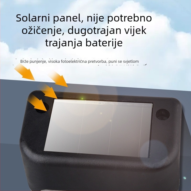 Solarska stepenična svjetiljka za vanjsku zidnu rasvjetu i ogradu — vodootporna dekorativna zidna rasvjeta za dvorište