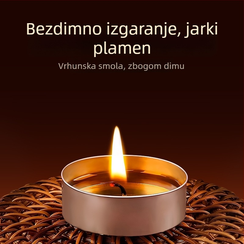 Ghee lampe za kućni oltar, bezdimne budističke svijeće, paket 100, trajanje 1 sat po lampi