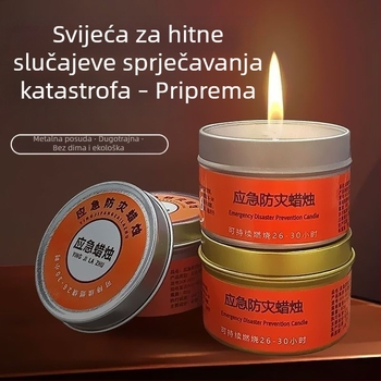 Kućne nužne svijeće — bezdymne i bez mirisa, otporne na vjetar, rasvjeta pri nestanku struje, u obliku šalice, prijenosne