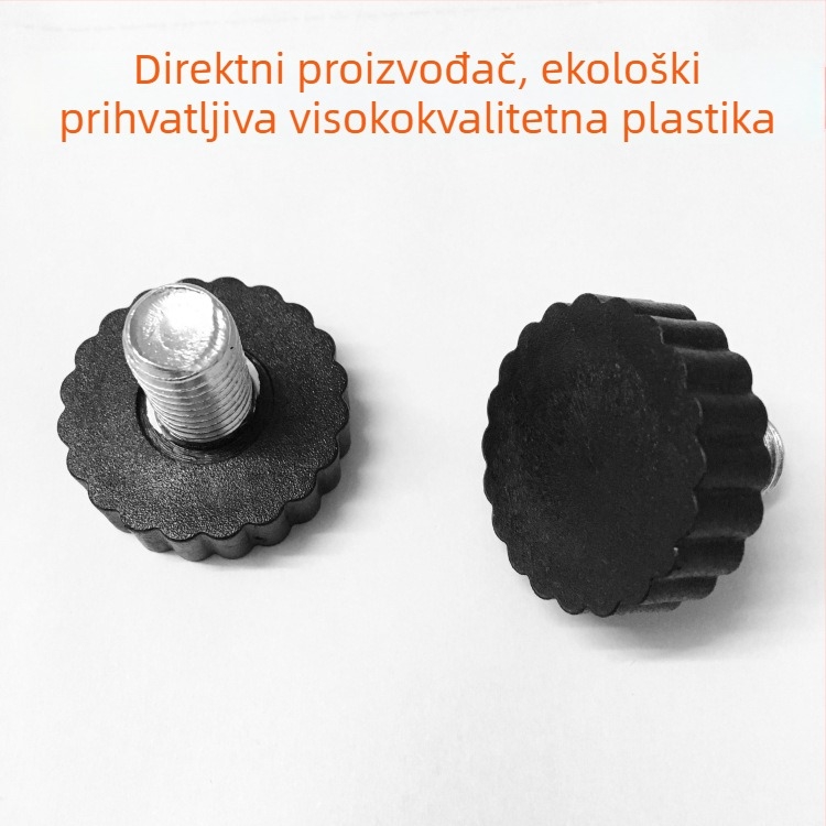Plastične podesiva noga namještaja u obliku cvijeta šljive, M12×18/19/20 mm