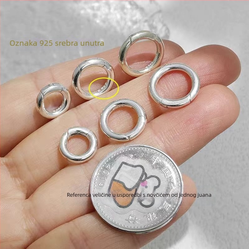 925 sterling srebro – otvoreni i zatvoreni prsteni za DIY nakit – spojni prsteni