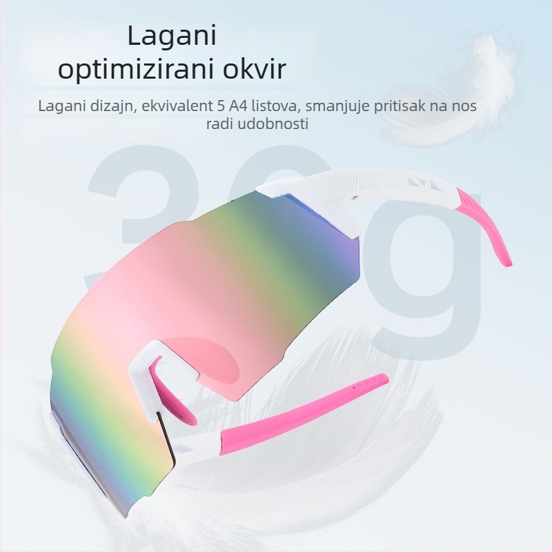 Gigula Sportske naočale s velikim okvirom i promjenjivim bojama, za biciklizam i planinarenje, unisex, s izmjenjivim lećama