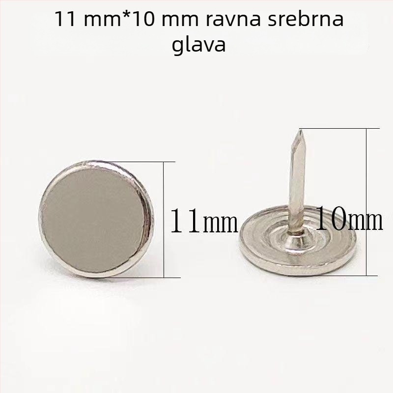 Ukrasni ekseri s ravnom glavom za namještaj, drvo, tapeciranje i zavjese na vratima