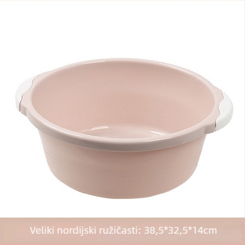 Višestruka plastična posuda za pranje lica, posuđa i rublja — okruglog oblika, debela i izdržljiva