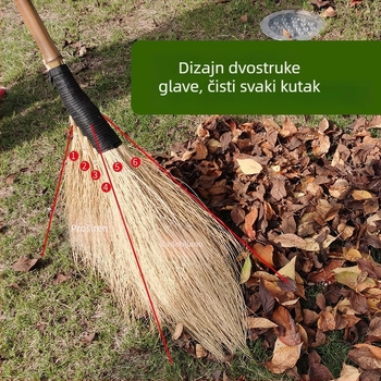 Ručna velika metla od bambusa za kuću i dvorište