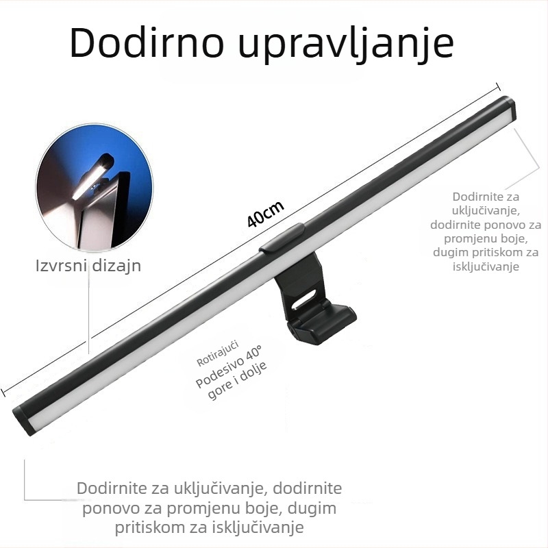 LED zidna lampa za ogledalo, moderan minimalistički nordijski stil, rasvjeta kupaonica i toaletni stol, noćna lampica, bez bušenja