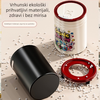 Koš za otpad s kotačićima za dnevni boravak, kućna upotreba, model 2025 s velikim kapacitetom, pogodan za spavaću sobu, ured i kupaonicu, moderan dizajn