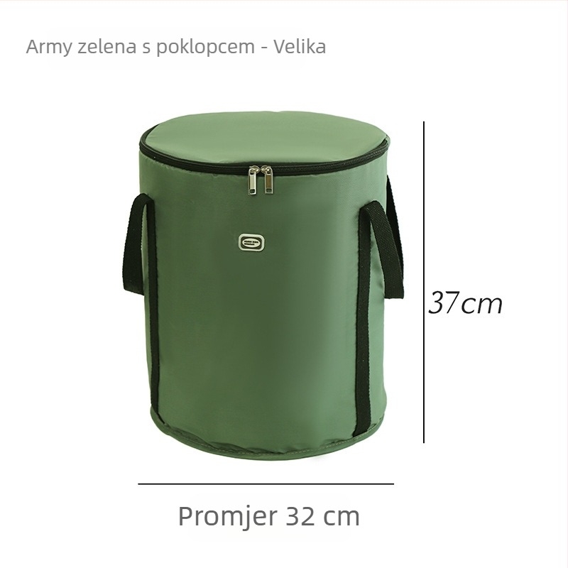 Sklopiva putna kada za stopala s poklopcem, prijenosna kada za kupanje stopala za kućnu upotrebu, prilagodljiv logo, boja i veličina