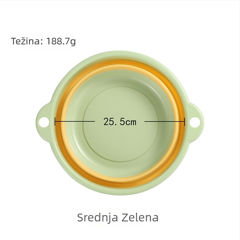 Sklopiva posuda za pranje lica i rublja, kućna upotreba, male i velike veličine, prijenosna plastična posuda za dom i putovanja