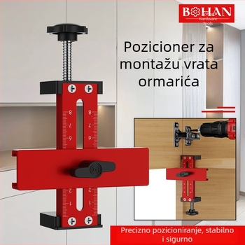 Bohan drugo-generacijski alat za postavljanje vrata ormarića – višenamjenski stolarski alat za precizno učvršćivanje visećih i donjih vrata