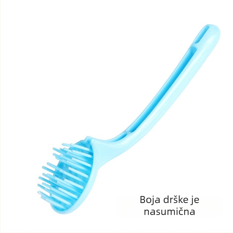 Nerđajuća čelična žična kuglasta četka s držačem za lonce, posude i zdjele