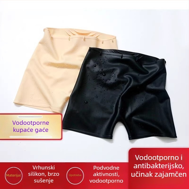 Yubu Yixia silikonaste vodootporne kupaće hlače, antibakterijske i protuinfektivne, brzo sušenje