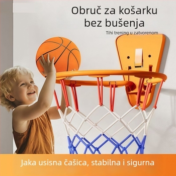 Tiha unutarnja košarkaška lopta za kućnu upotrebu, dječja mekana spužasta lopta za vježbanje