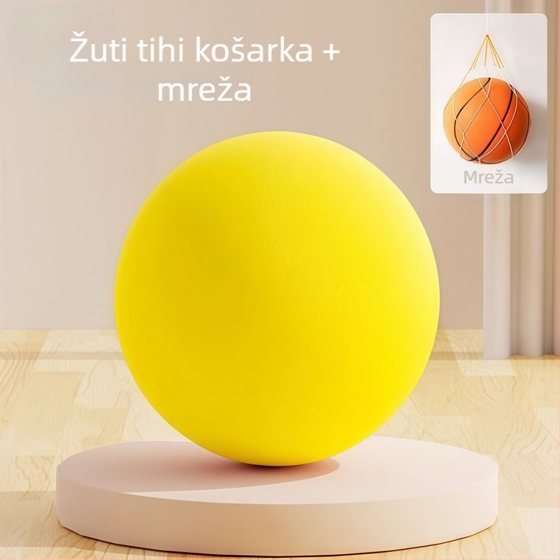 Tiha unutarnja košarkaška lopta za kućnu upotrebu, dječja mekana spužasta lopta za vježbanje