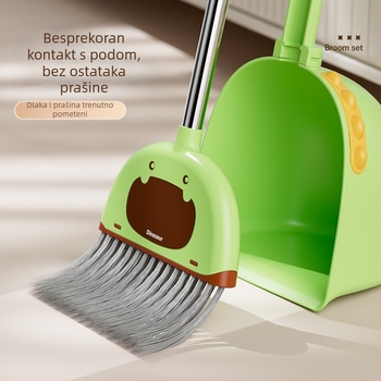 Set metle i lopatice za djecu – igra uloga, mali mop