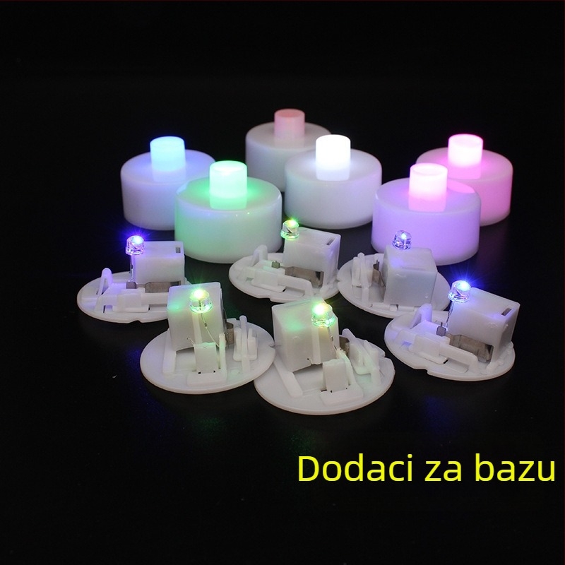Zvjezdano optičko vlakno svjetlo za bar dekor, šareni treptajući LED cvjetni svijećnjak igračka
