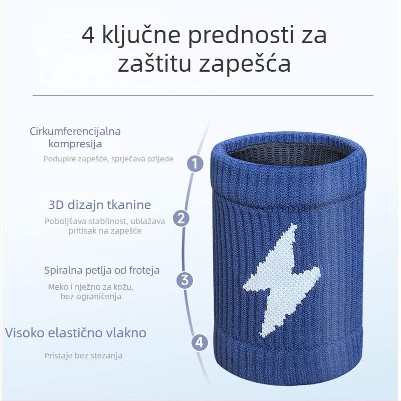 Pletena elastična traka za znoj, prozračna, za badminton i tenis, za mlade i odrasle, s motivom crtani uzorak.