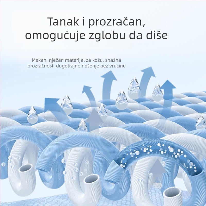 Pletena elastična traka za znoj, prozračna, za badminton i tenis, za mlade i odrasle, s motivom crtani uzorak.