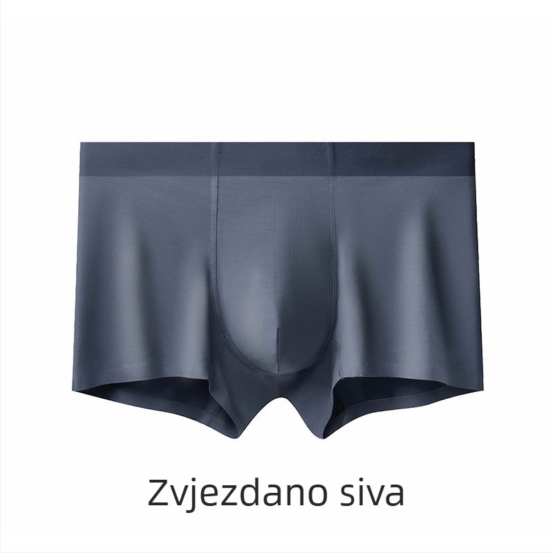 Muške bokserice od Lenzing Modal, srednji pojas, prozračne, antibakterijske, 60 komada, bezšivne, jednobojne