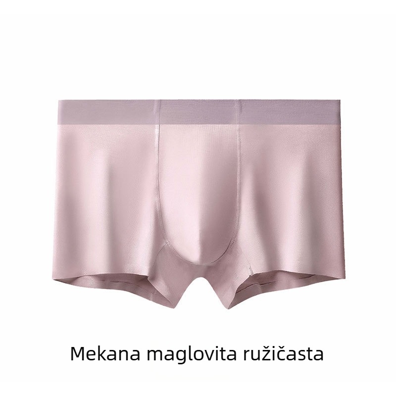 Muške bokserice od Lenzing Modal, srednji pojas, prozračne, antibakterijske, 60 komada, bezšivne, jednobojne