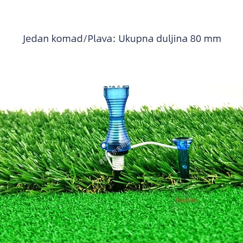 Golf tee s zračnom loptom, bez otpora, držač lopte i čavao, metalno-plastična konstrukcija, dvije veličine, tri boje