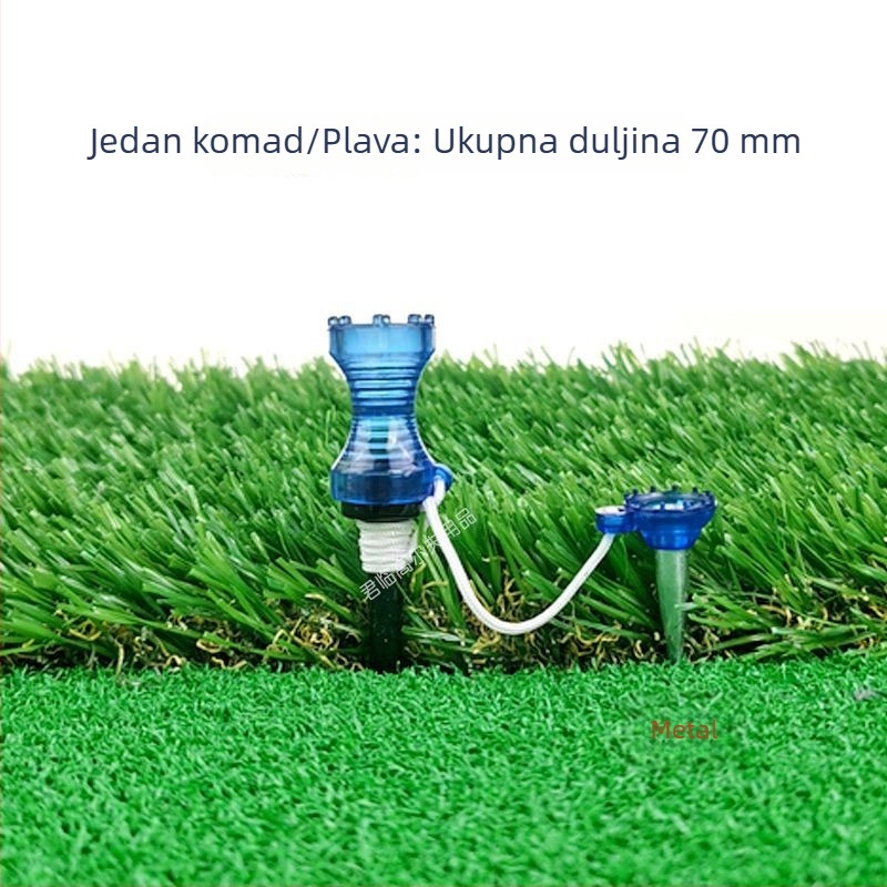 Golf tee s zračnom loptom, bez otpora, držač lopte i čavao, metalno-plastična konstrukcija, dvije veličine, tri boje