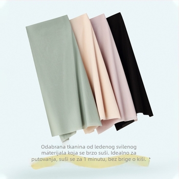 Ženske bezšivne gaćice od ice silk, 10D ultra tanke, brzo sušeće, prozračne, trokutasti kroj, lavanda boje