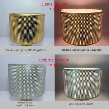 Fa48 Tekstilni abažur za lampe – moderan minimalistički dizajn za stolnu, noćnu i podnu lampu