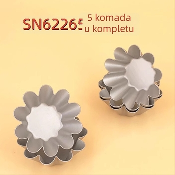 SN6226 Neprijanjajuća kalupa za torte s cvjetnim uzorkom – suncokret i krizantema, aluminijska legura