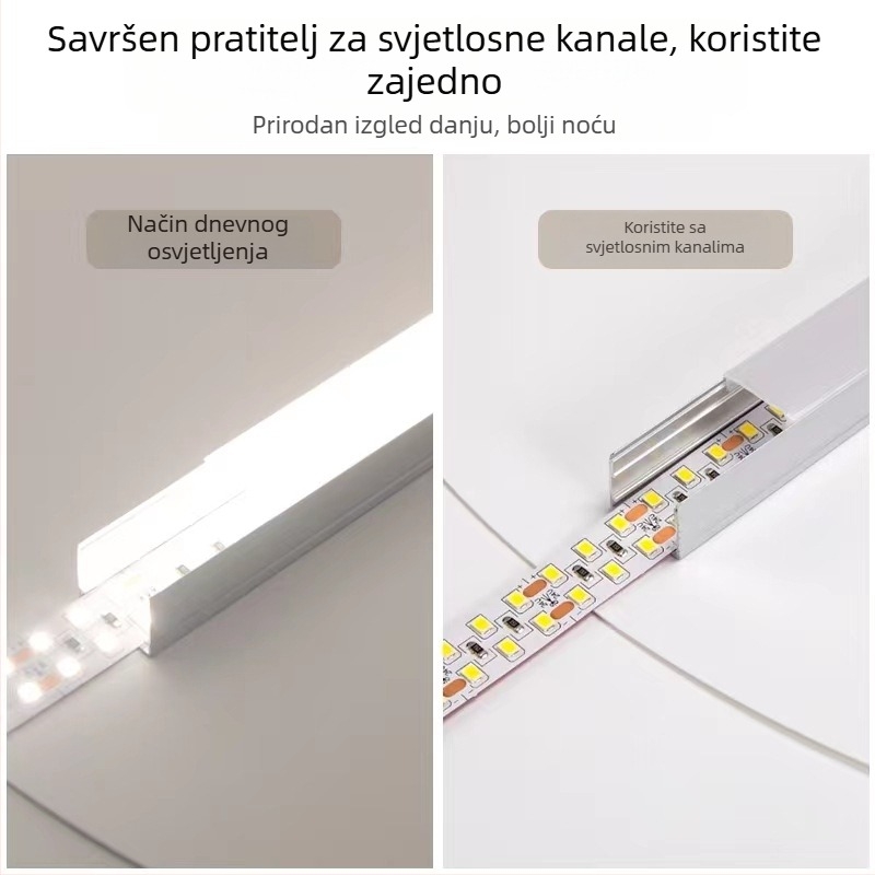 Trobojna LED traka za ormarić s dimmerom, ambijentalno osvjetljenje, niskonaponsko