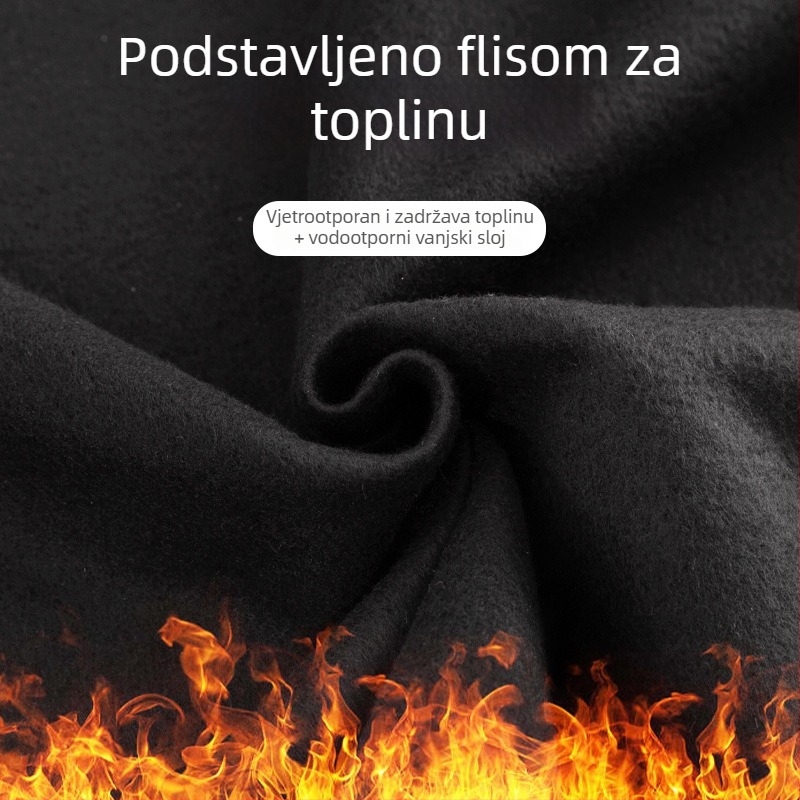 Kratki smock s veluru unutrašnjosti, otporan na prljavštinu, topao za posao i dom, s dugim rukavima, otisnut za žene