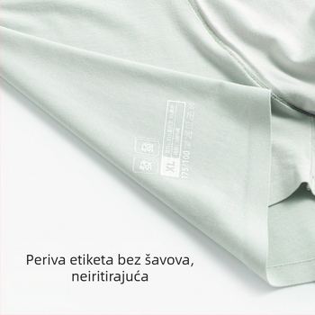 Modal muške bokserice, srednje visine, antibakterijske, pamuk u području prepona, prozračne