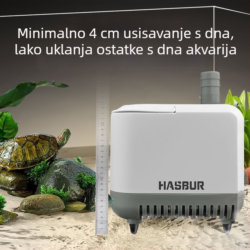 Podvodna pumpa za akvarij s donjim usisavanjem, visok protok, filtracija i cirkulacija, tiha pumpa za izmjenu vode