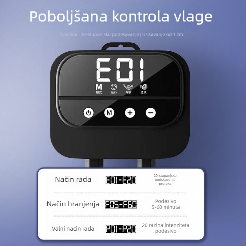 Pumpa za vodu s promjenjivom frekvencijom za akvarij, potopna, izuzetno tiha pumpa za jezera i akvarije