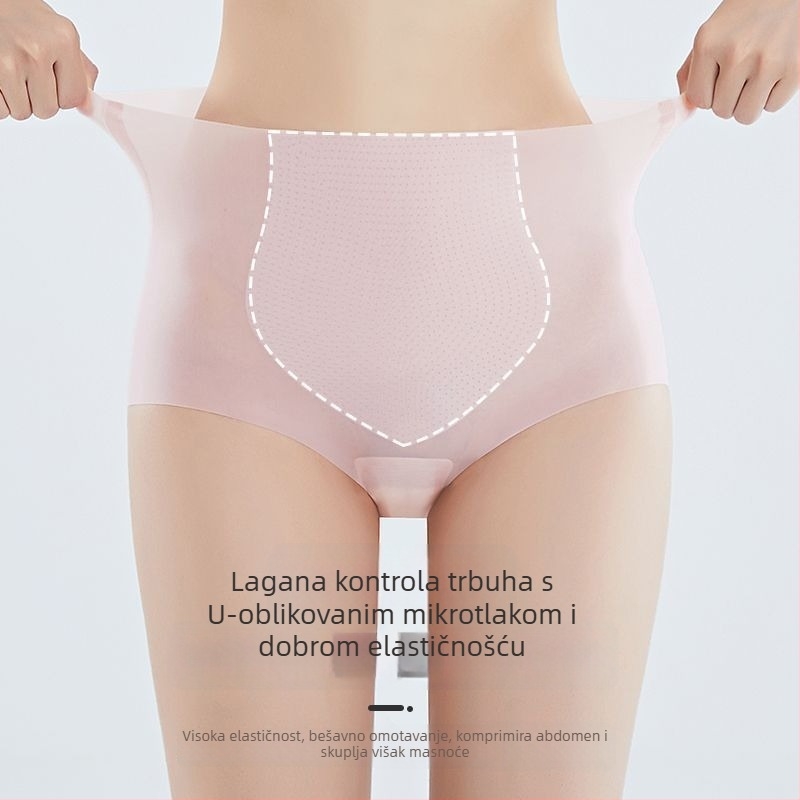 Ultra-tanki Ice Silk besprijekorne ženske shapewear s visokim strukom, kontrolom trbuha i podizanjem stražnjice