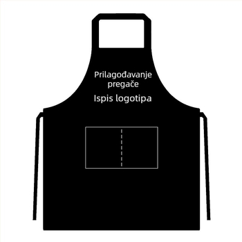 Prilagođena reklamna pregača s logom za catering, vodootporna i otporna na ulje