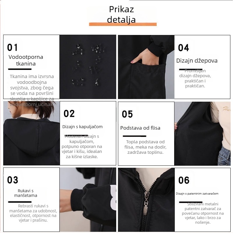 Vodootporna kuhinjska pregača s flis podstavom, debela i otporna na ulja